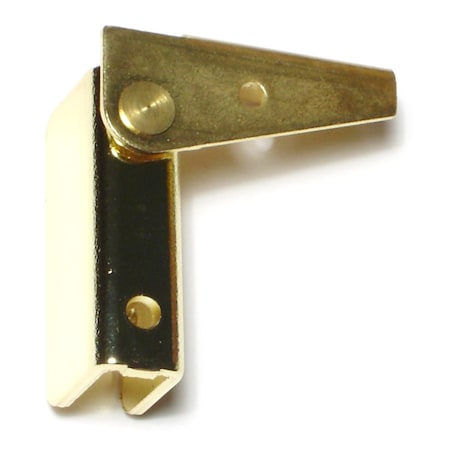 Midwest Fastener Brass Glass Door Hinges 2PK 66345